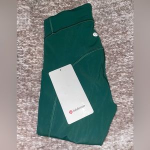 everglade green lululemon leggings brand new